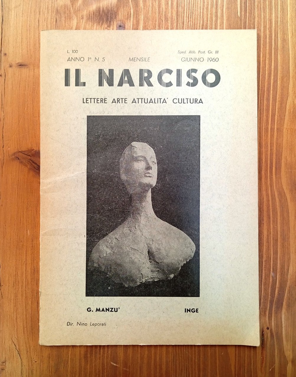 Il Narciso. Lettere Arte Attualità Cultura - anno 1^, n. …