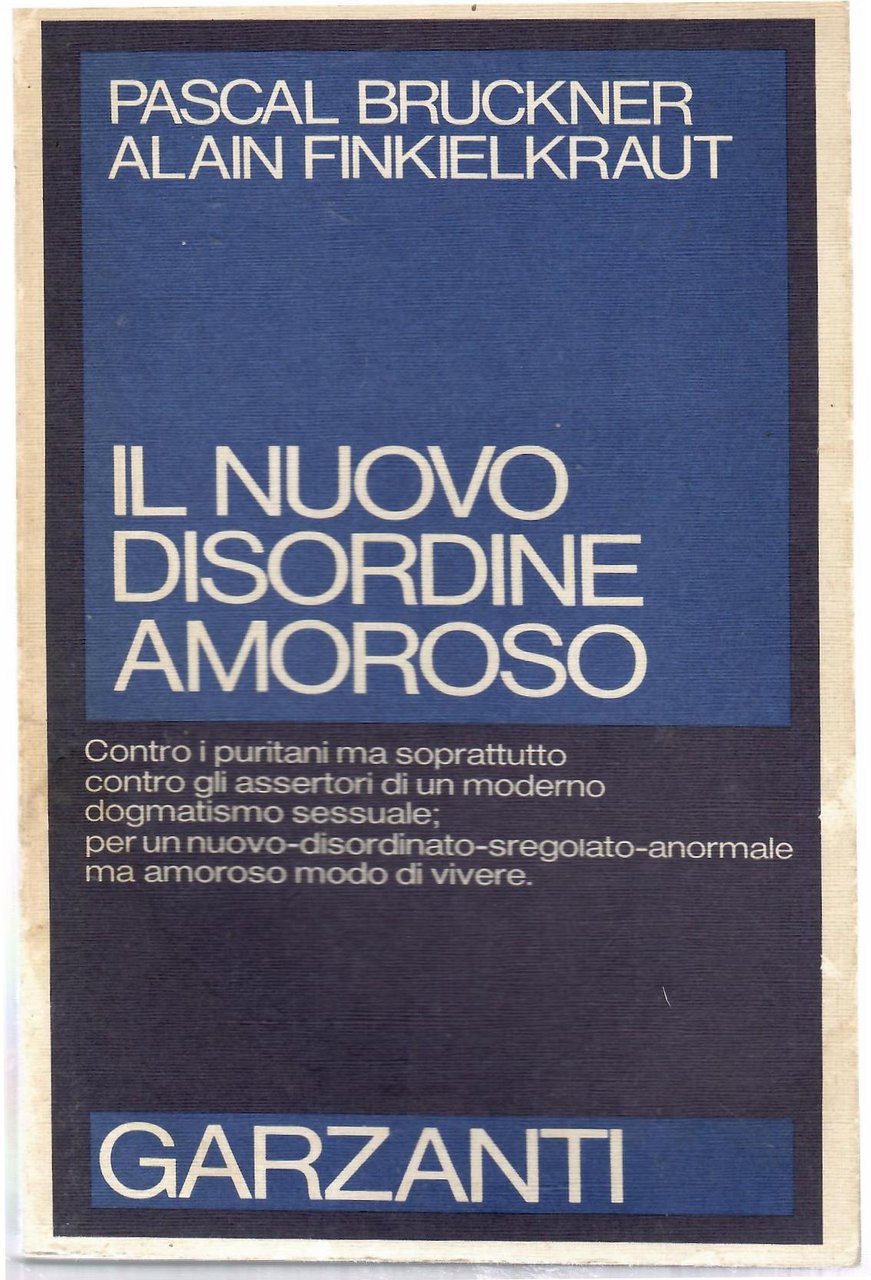 Il Nuovo Disordine Amoroso