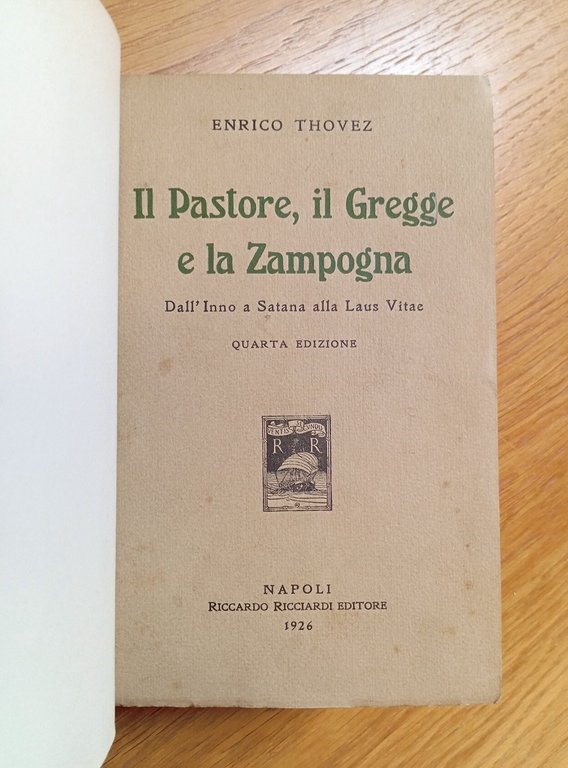Il pastore, il gregge e la zampogna. Dall'Inno a Satana … | Immagine Gallery 2