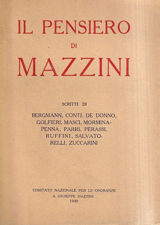 Il pensiero di Mazzini
