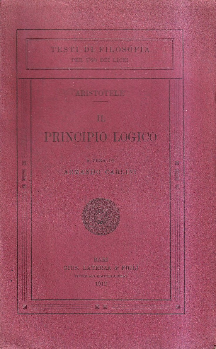 Il principio logico