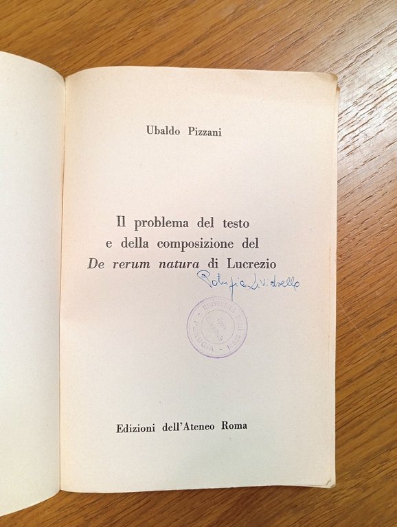 Il problema del testo e della composizione del De rerum … | Immagine Gallery 2