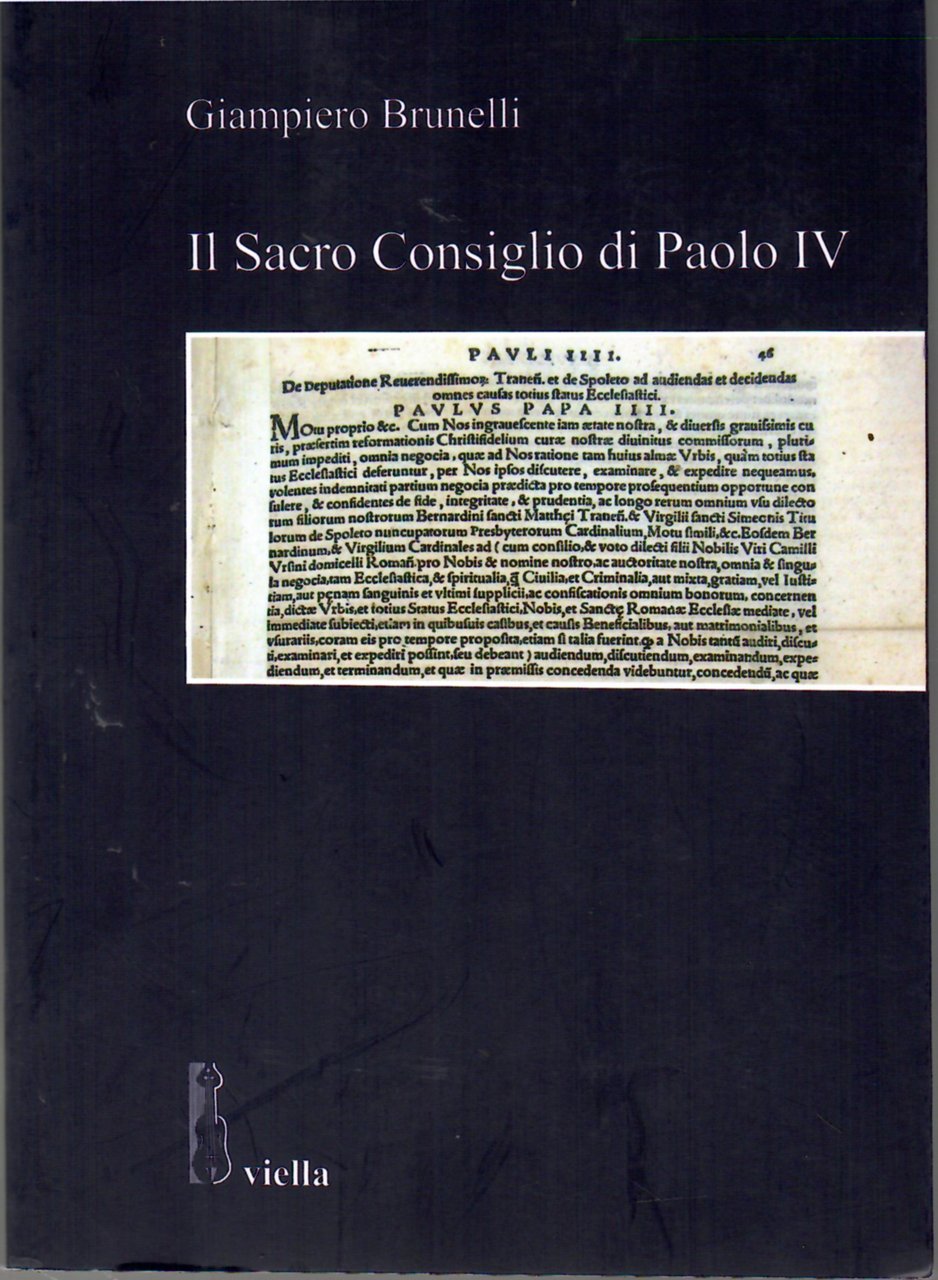 Il Sacro Consiglio Di Paolo IV