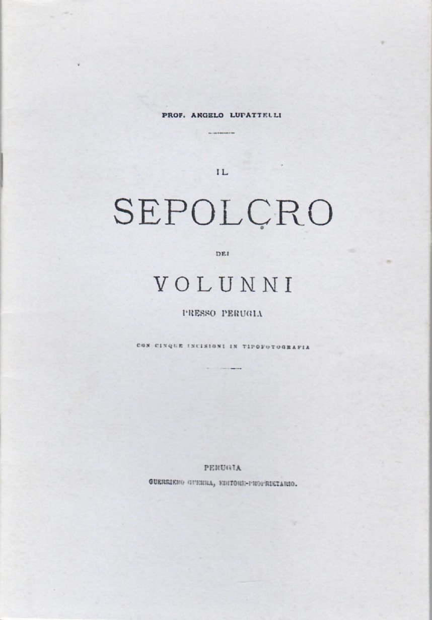 Il Sepolcro Dei Volunni Presso Perugia | Immagine principale