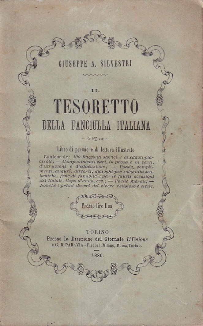 Il tesoretto della fanciulla italiana. Libro di premio e di … | Immagine principale