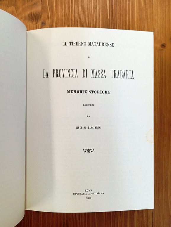 Il Tiferno Mataurense e la provincia di Massa Trabaria. Memorie …