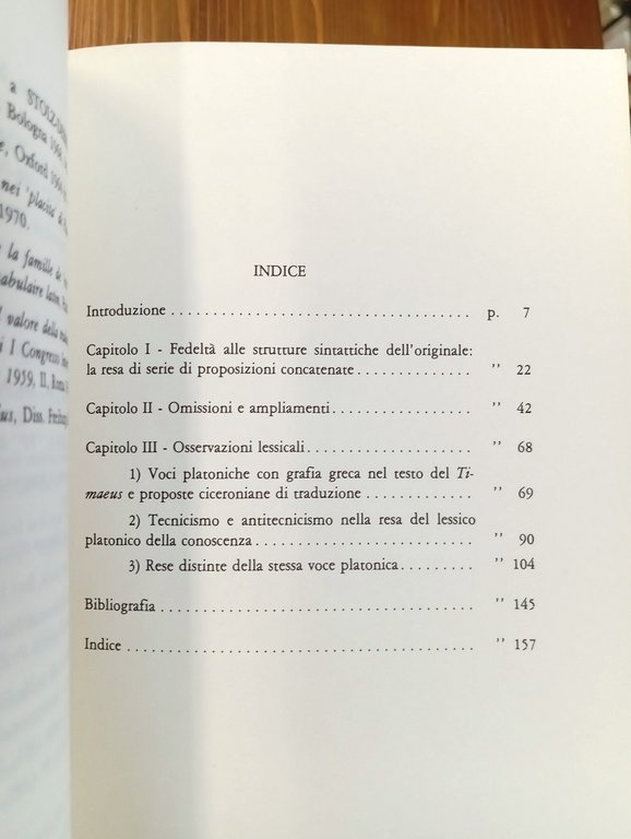 Il Timaeus ciceroniano. Arte e tecnica del «Vertere» | Immagine Gallery 2