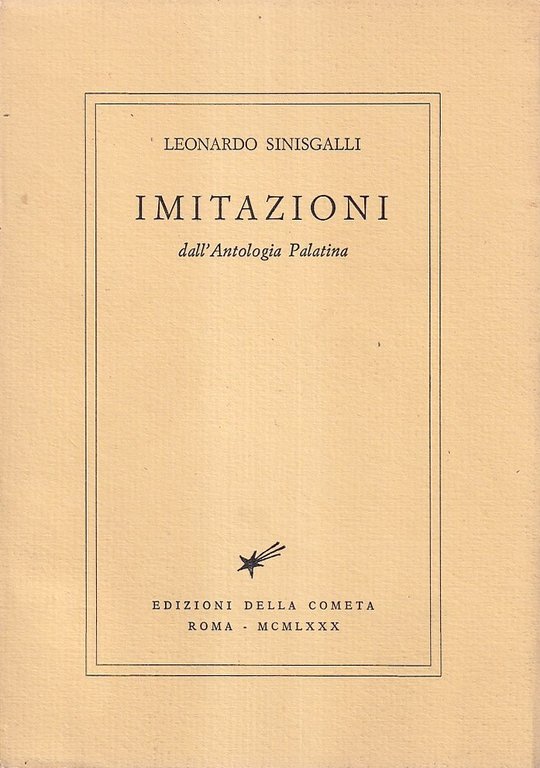 Imitazioni - dall'Antologia Palatina | Immagine Gallery 2
