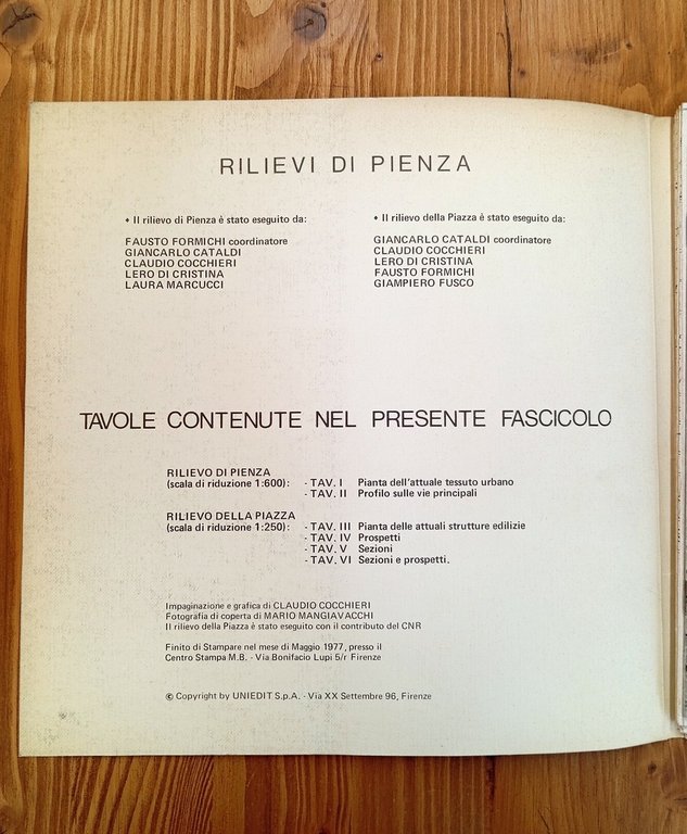 Immagini di Pienza. Guida illustrata ai rilievi