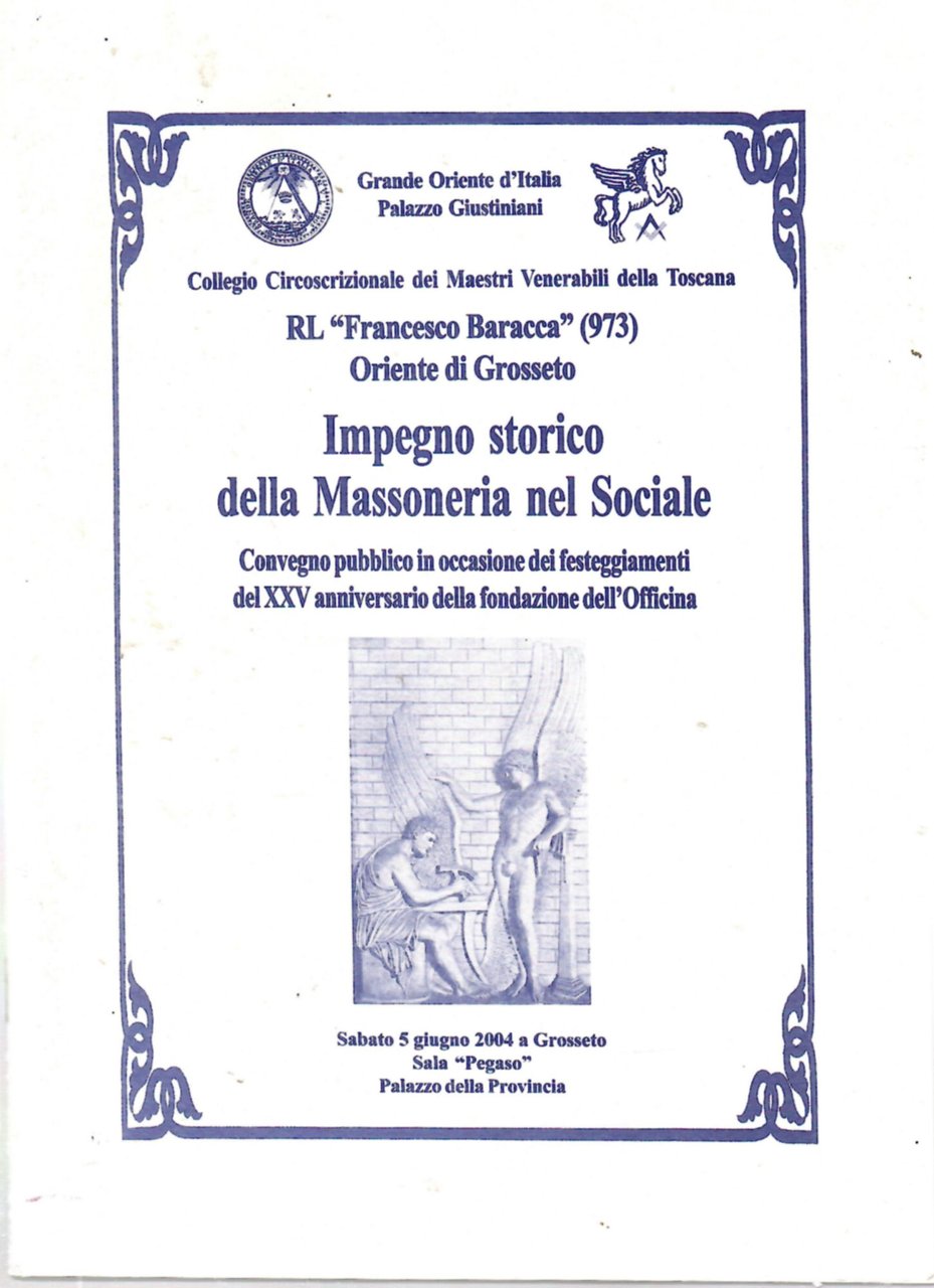 Impegno storico della Massoneria nel Sociale. Convegno pubblico in occasione …