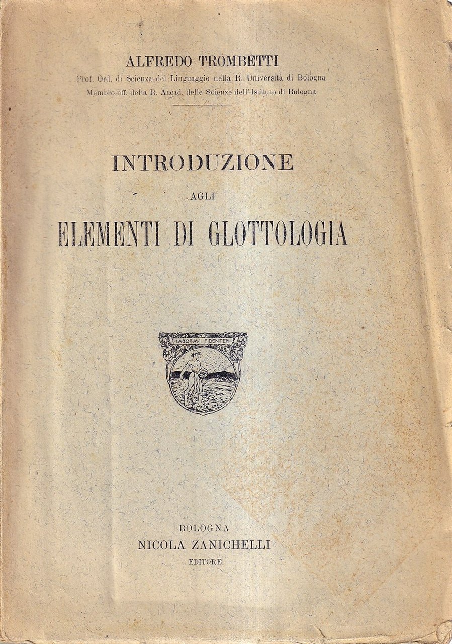 Introduzione Agli Elementi Di Glottologia