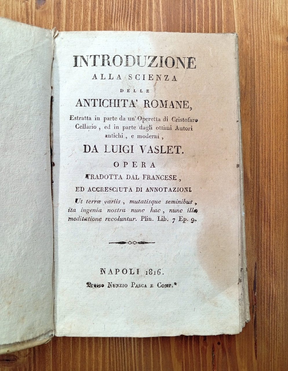 Introduzione alla scienza delle antichità romane, estratta in parte da …