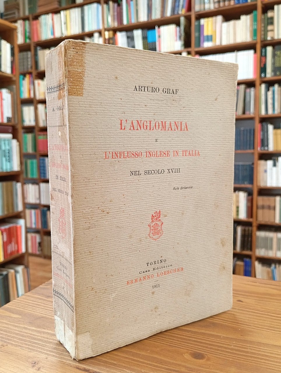 L'anglomania e l'influsso inglese in Italia nel secolo XVIII