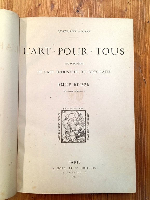 L'art pour tous. Encyclopédie de l'art industriel et décoratif - …