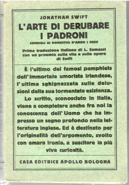 L'arte Di Derubare I Padroni. Consigli Ai Domestici D'ambo I … | Immagine Gallery 2