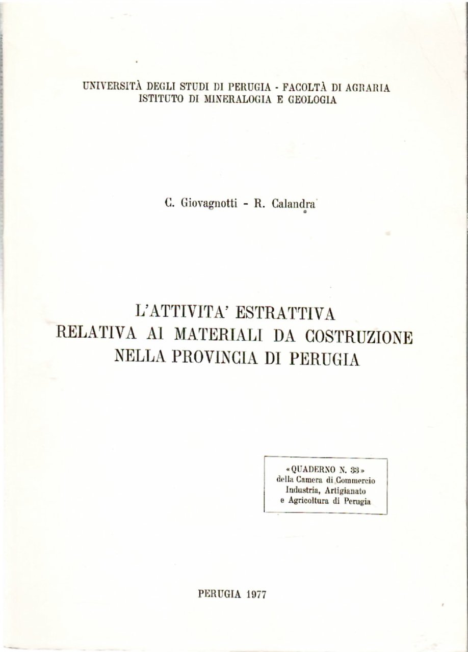 L'attività Estrattiva Relativa Ai Materiali Da Costruzione Nella Provincia Di … | Immagine principale