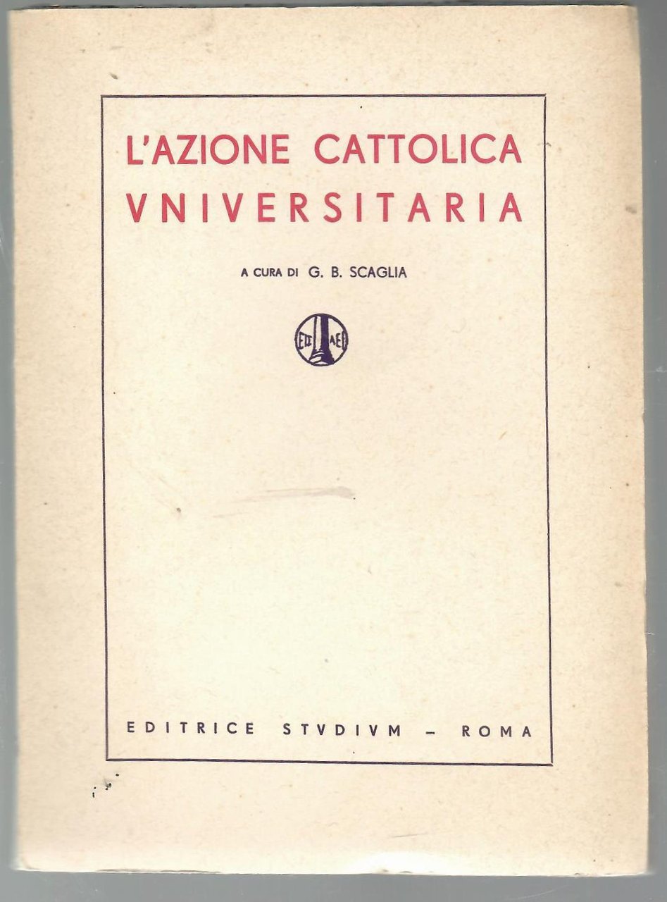 L'azione Cattolica Universitaria