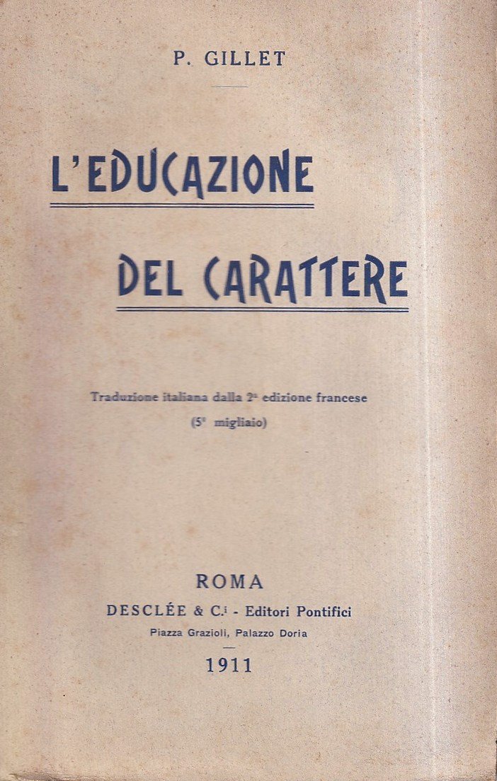 L'educazione del carattere