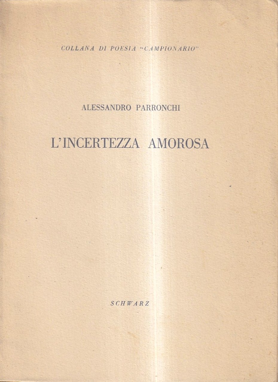 L'incertezza amorosa