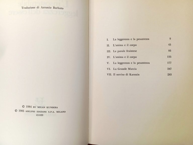 L'insostenibile leggerezza dell'essere | Immagine Gallery 2