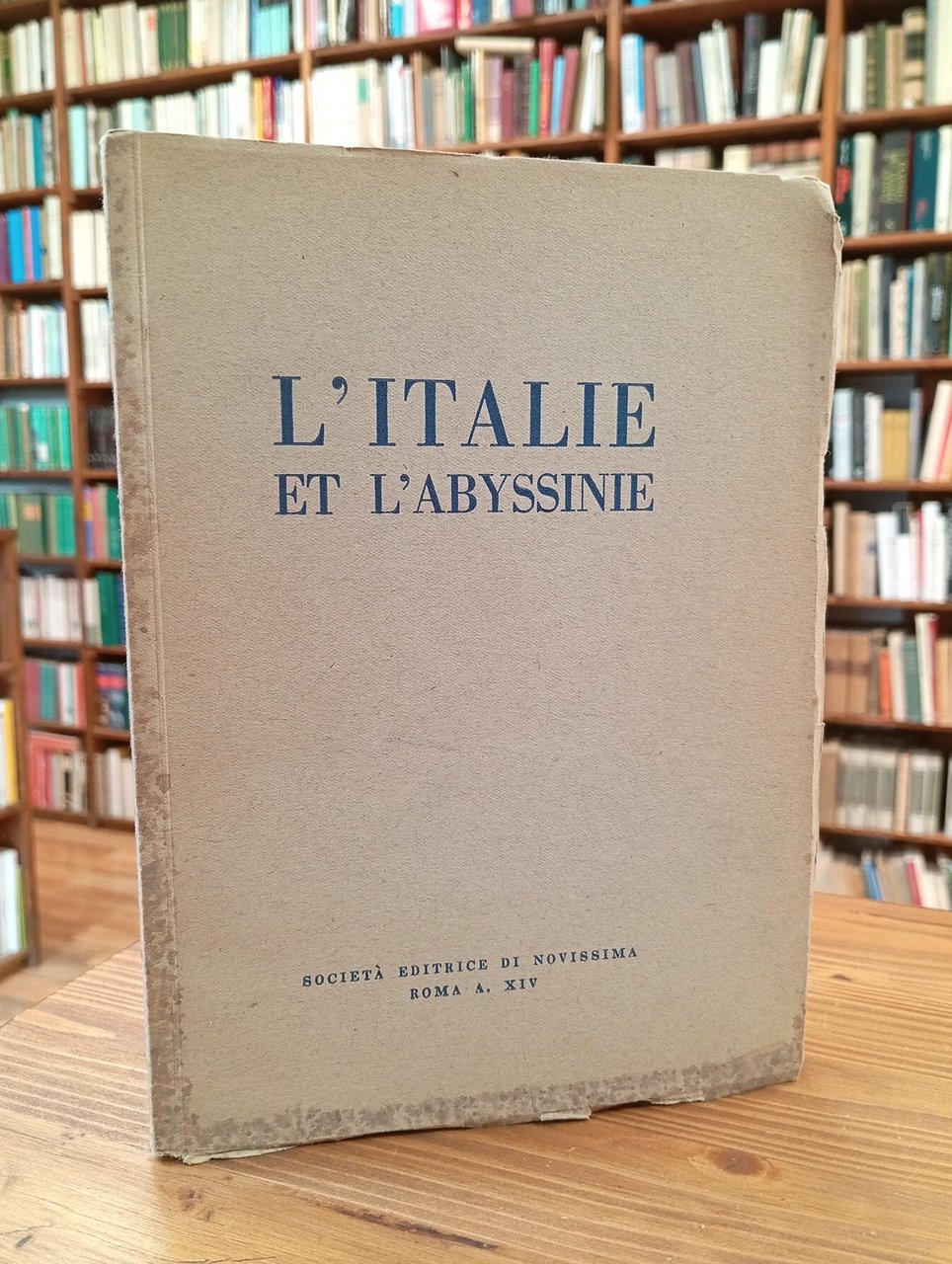 L'Italie et l'Abyssinie
