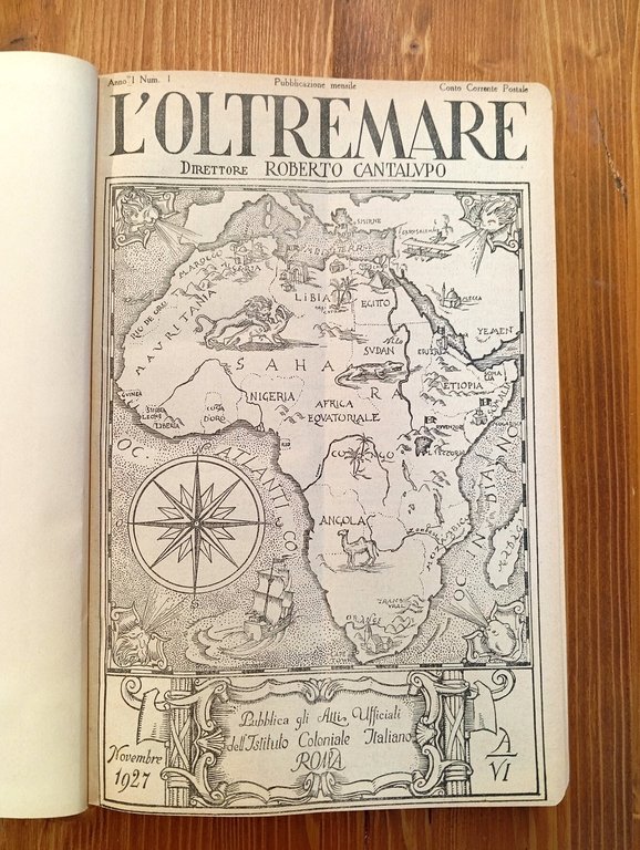 L'OLTREMARE. Pubblica gli Atti Ufficiali dell'Istituto Coloniale Italiano - 6 …