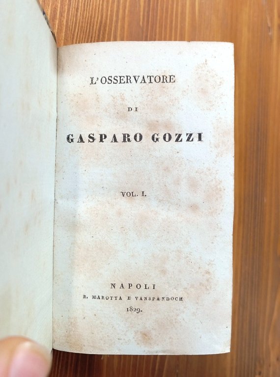 L'osservatore. Vol. I-VII (opera completa)