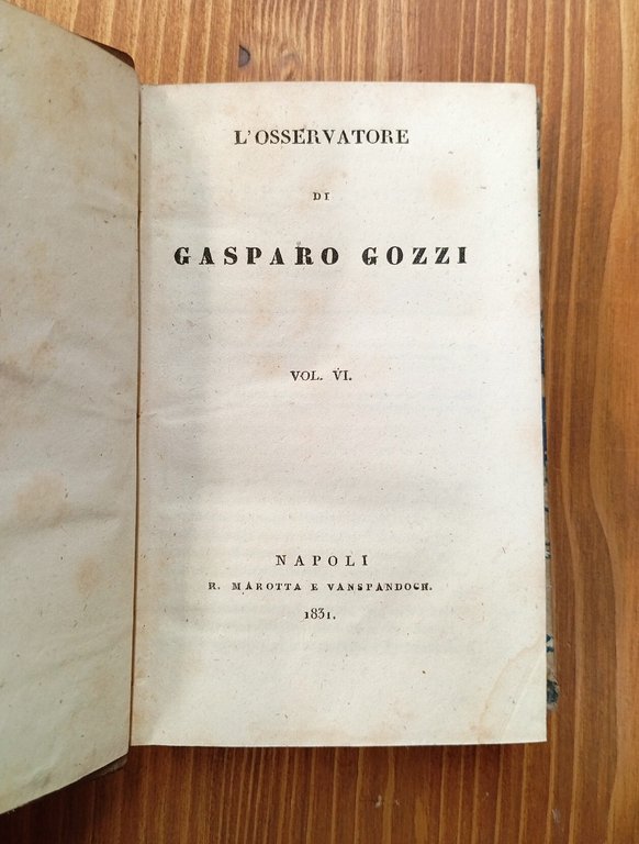 L'osservatore. Vol. I-VII (opera completa)