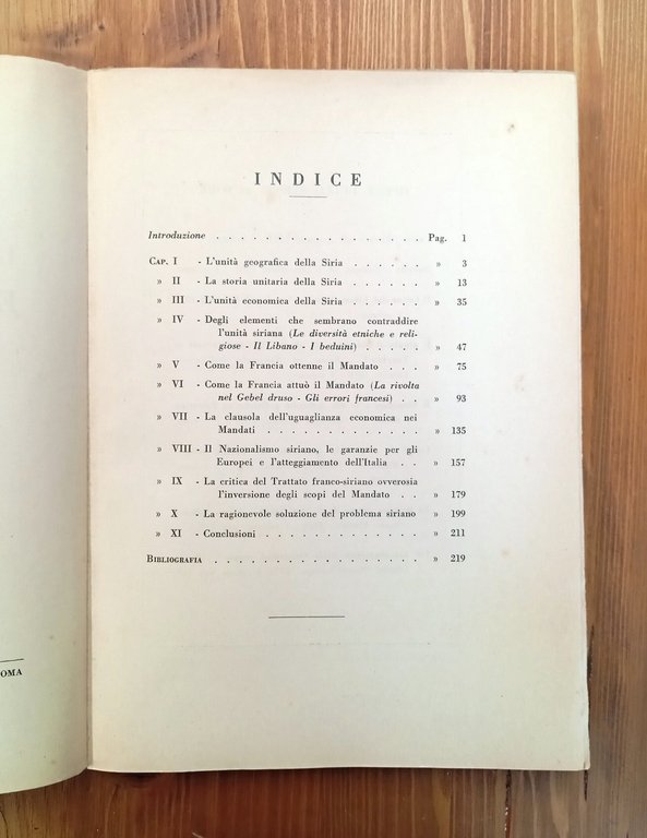 L'unità della Siria e l'indivisibilità del suo mandato