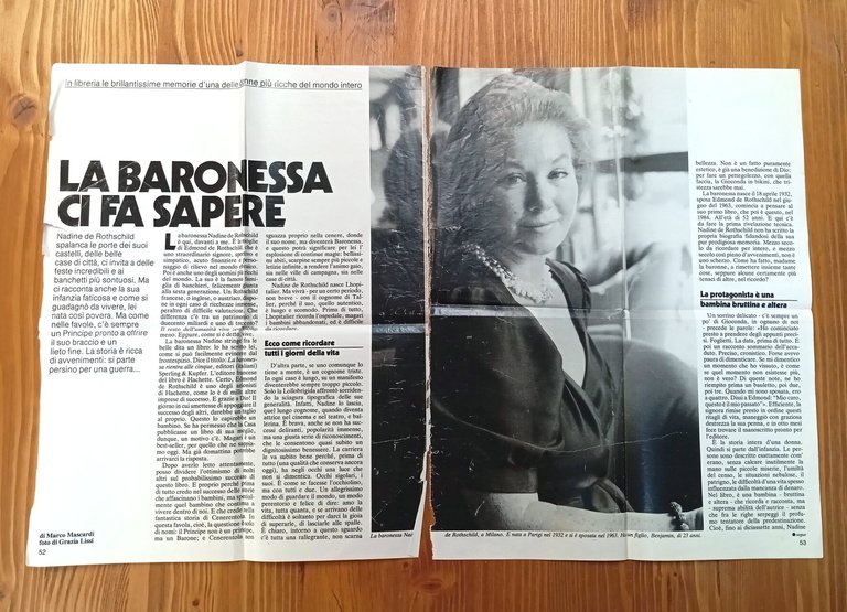 La baronessa rientra alle cinque