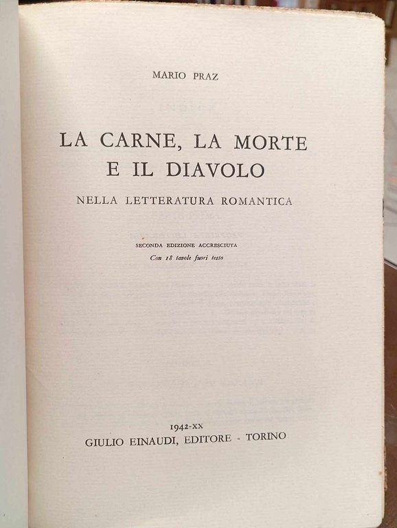 La Carne, la Morte e il Diavolo nella letteratura romantica