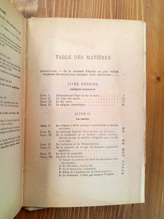 La cité antique : étude sur le culte, le droit, …