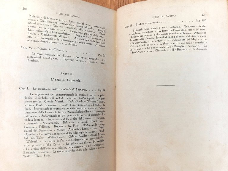 La critica e l'arte di Leonardo da Vinci