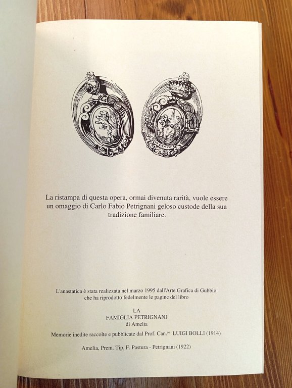 La famiglia Petrignani di Amelia