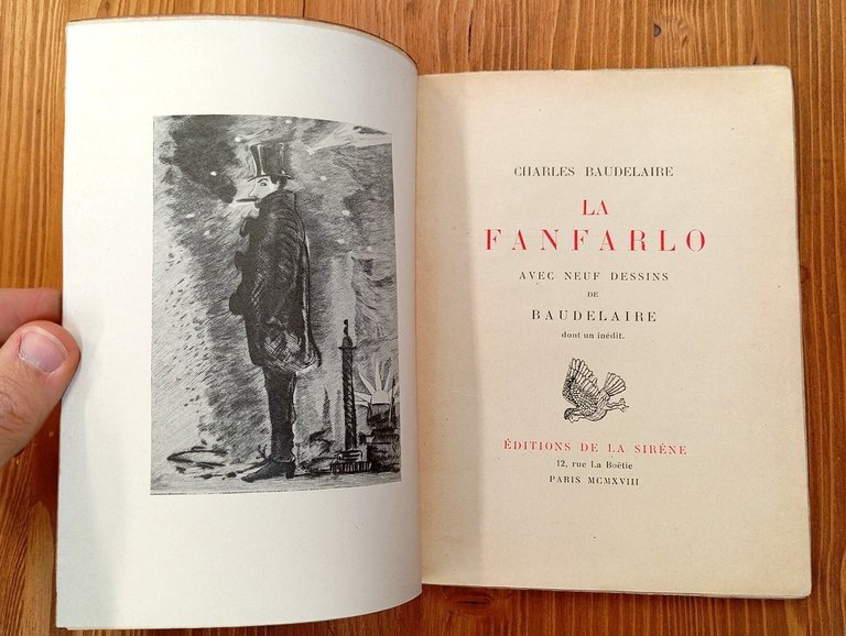 La Fanfarlo - avec neuf dessins de Baudelaire dont un …