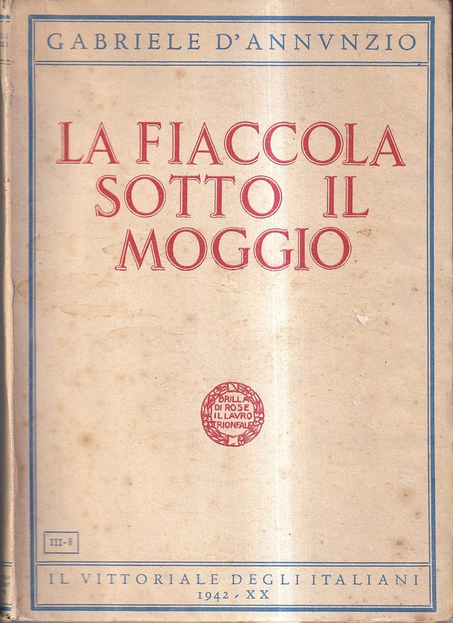 La fiaccola sotto il moggio