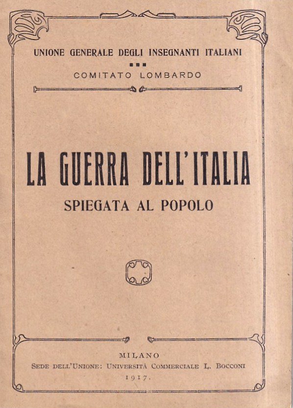 La guerra dell'Italia spiegata al popolo | Immagine principale