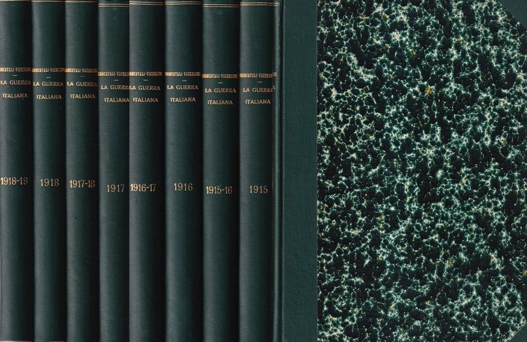 La guerra italiana. Cronistoria illustrata degli avvenimenti (8 volumi)