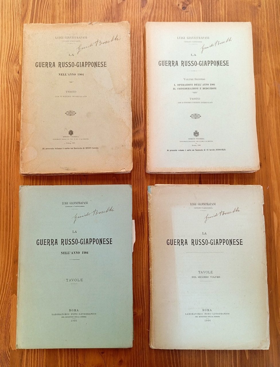 La guerra russo-giapponese. Vol. I e II + tavole (opera …