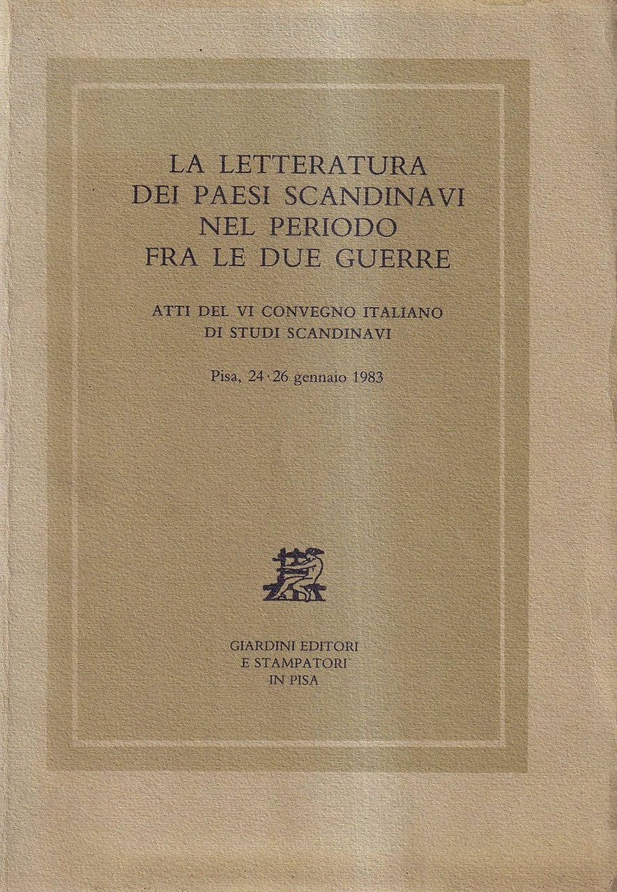 La Letteratura Dei Paesi Scandinavi Nel Periodo Fra Le Due …