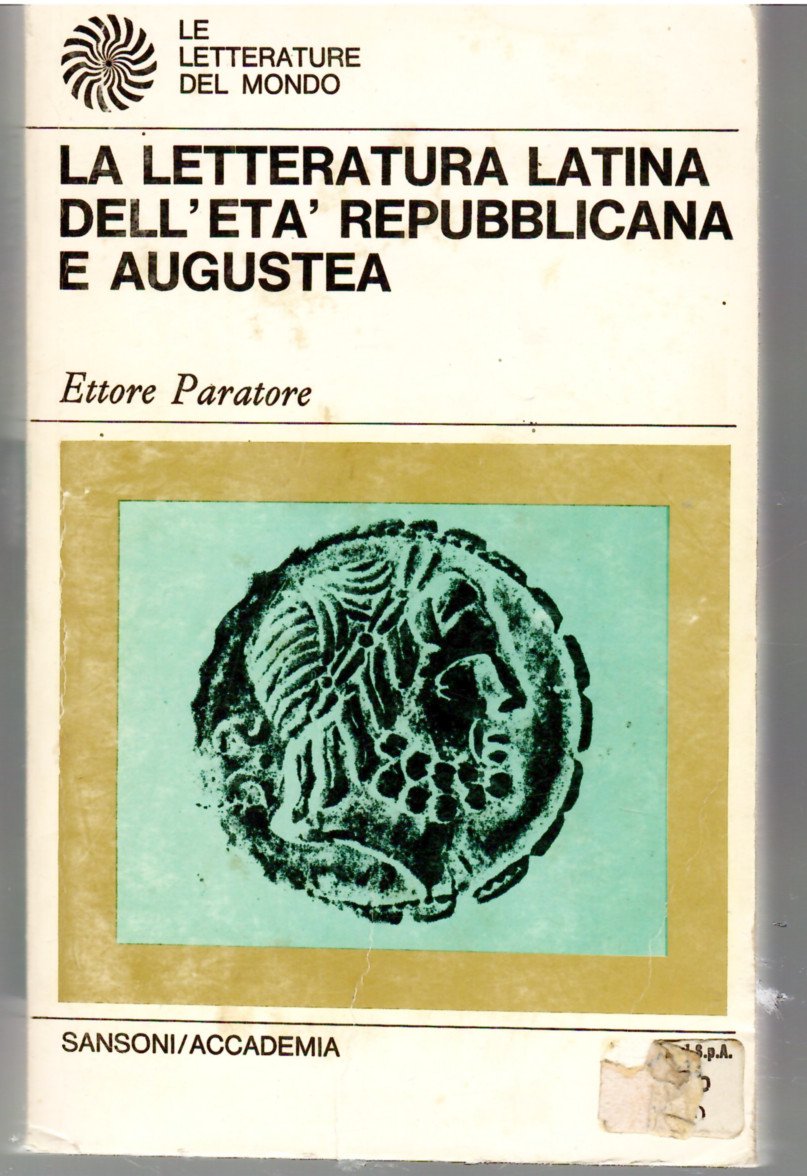 La Letteratura Latina dell'Età Repubblicana e Augustea | Immagine principale