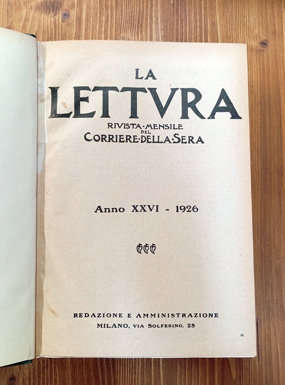 La Lettura. Rivista mensile del Corriere della Sera - anno …