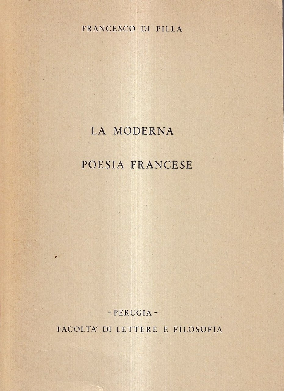 La Moderna Poesia Francese