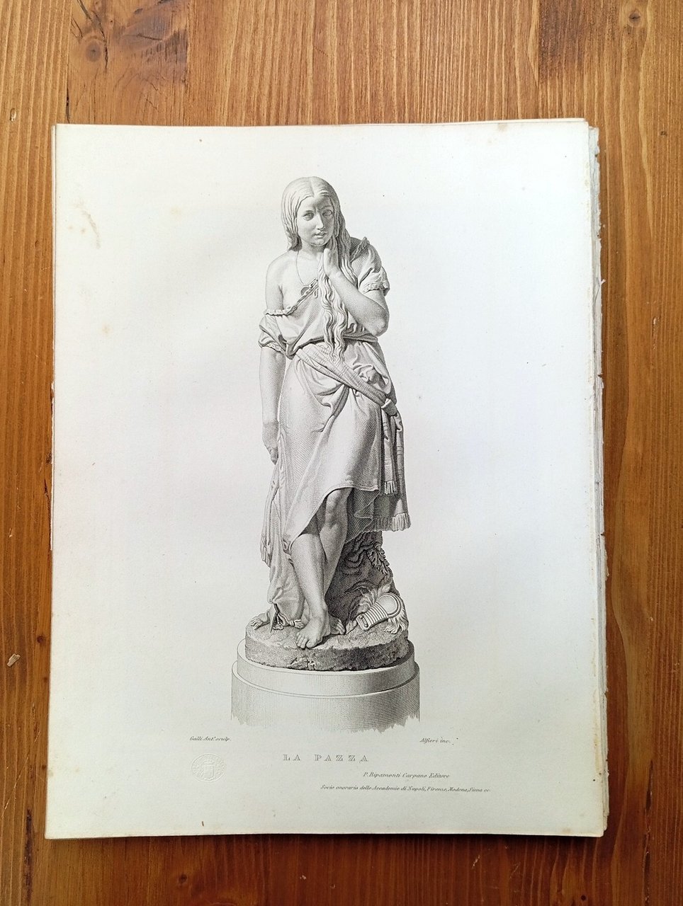 La pazza [incisione] | Immagine principale