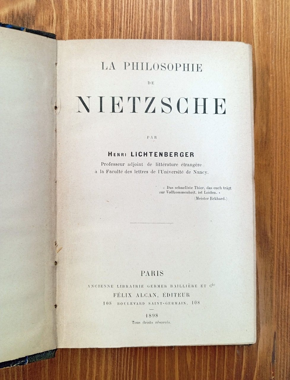 La philosophie de Nietzsche