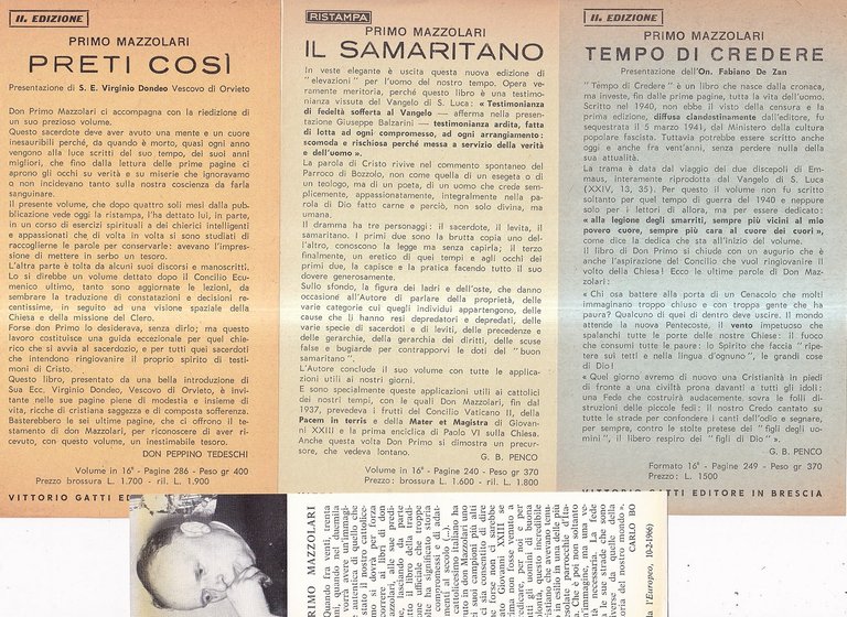 La pieve sull'argine e L'uomo di nessuno