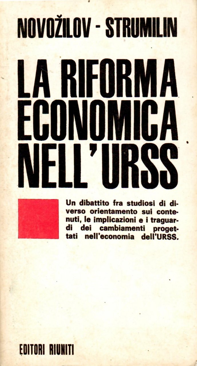 La Riforma Economica nell'URSS