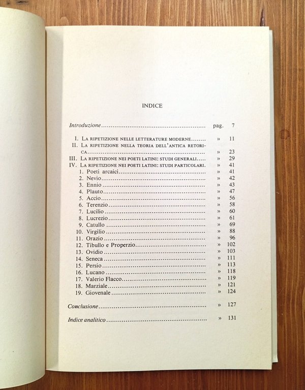 La ripetizione lessicale nei poeti latini. Vent'anni di studi (1960-1980) | Immagine Gallery 2