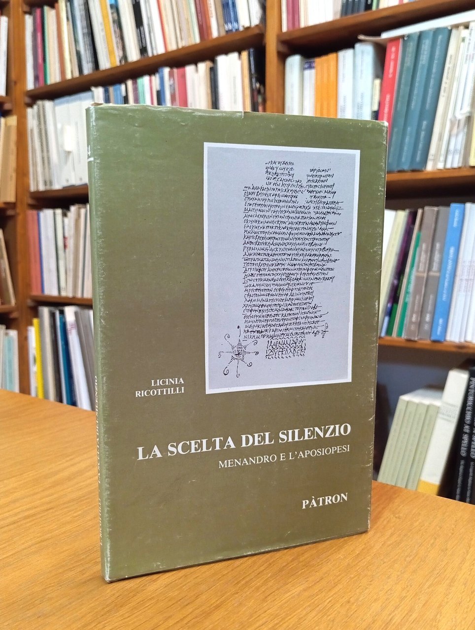 La scelta del silenzio. Menandro e l'aposiopesi | Immagine principale