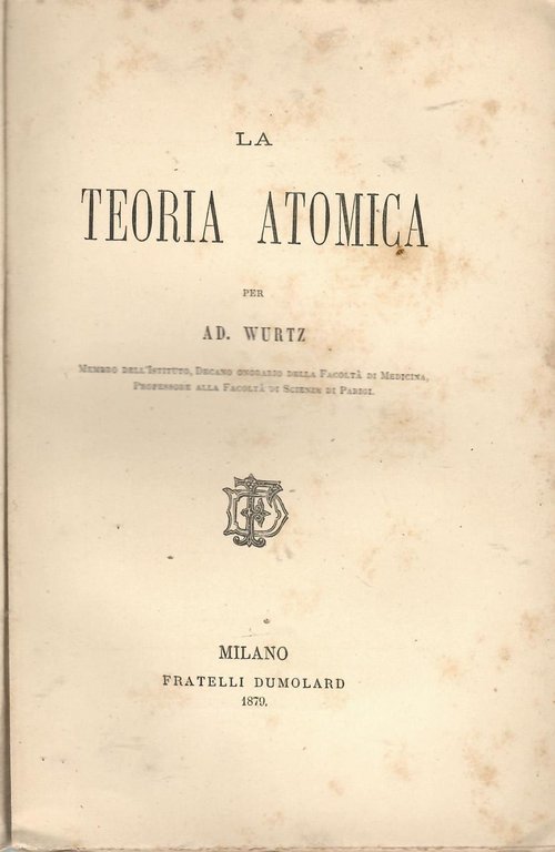La Teoria Atomica